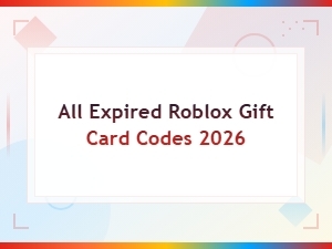 All Expired Roblox Gift Card Codes 2026 - Full List Updated