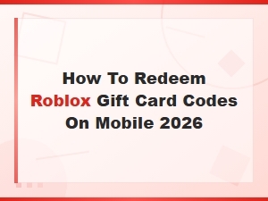 How to Redeem Roblox Gift Card Codes on Mobile