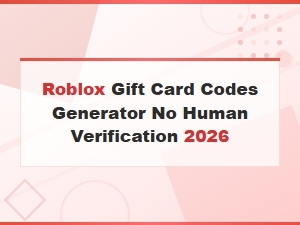 Roblox Gift Card Codes Generator No Human Verification 2026 Free